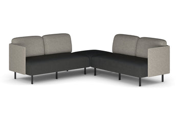  - Sona Modular Sofa 5 Seater Corner Lounge - Low Back with Sides - 1