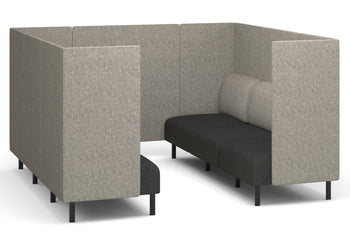 Sona Modular Sofa 6 Seater Meeting Configuration Jasonl ash grey 
