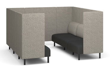 Sona Modular Sofa 6 Seater Meeting Configuration Jasonl ash grey 