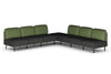 Sona Modular Sofa 7 Seater Corner Lounge - Low Back - Thumbnail 3 
