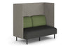 Sona Modular Privacy Sofa Double Seater Lounge - High Back with Sides - Thumbnail 3 