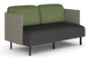 Sona Modular Sofa Double Seater Lounge - Low Back with Sides - Thumbnail 3 