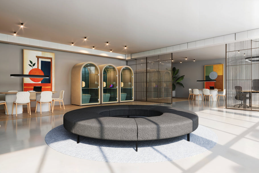 Environmental image of Sona Modular Sofa - Full Round Configuration