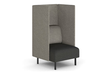 Sona Modular Sofa Single Seater Lounge - High Back with Sides Jasonl ash grey 