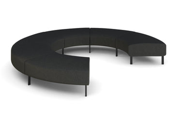 Sona Modular Sofa - Three Quarters Round Configuration Jasonl ash grey 