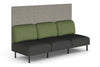 Sona Modular Privacy Sofa Triple Seater Lounge - High Back - Thumbnail 3 
