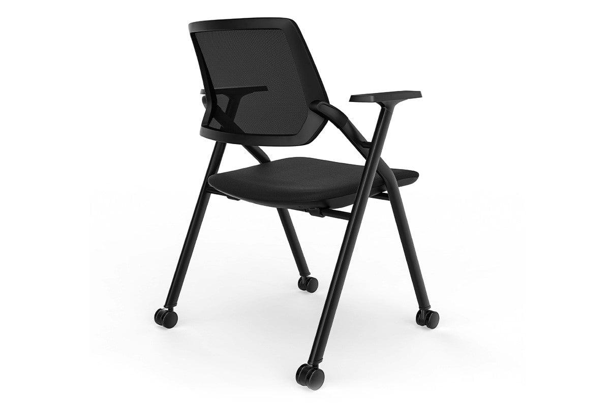 Sonic Aero Mesh Chair-black tablet arm  