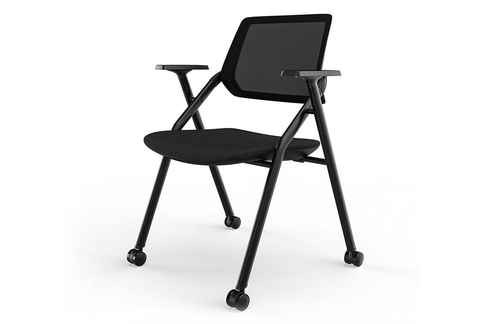 Sonic Aero Mesh Chair-black tablet arm  