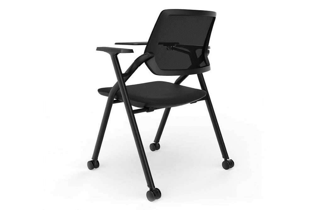 Sonic Aero Mesh Chair-black tablet arm  