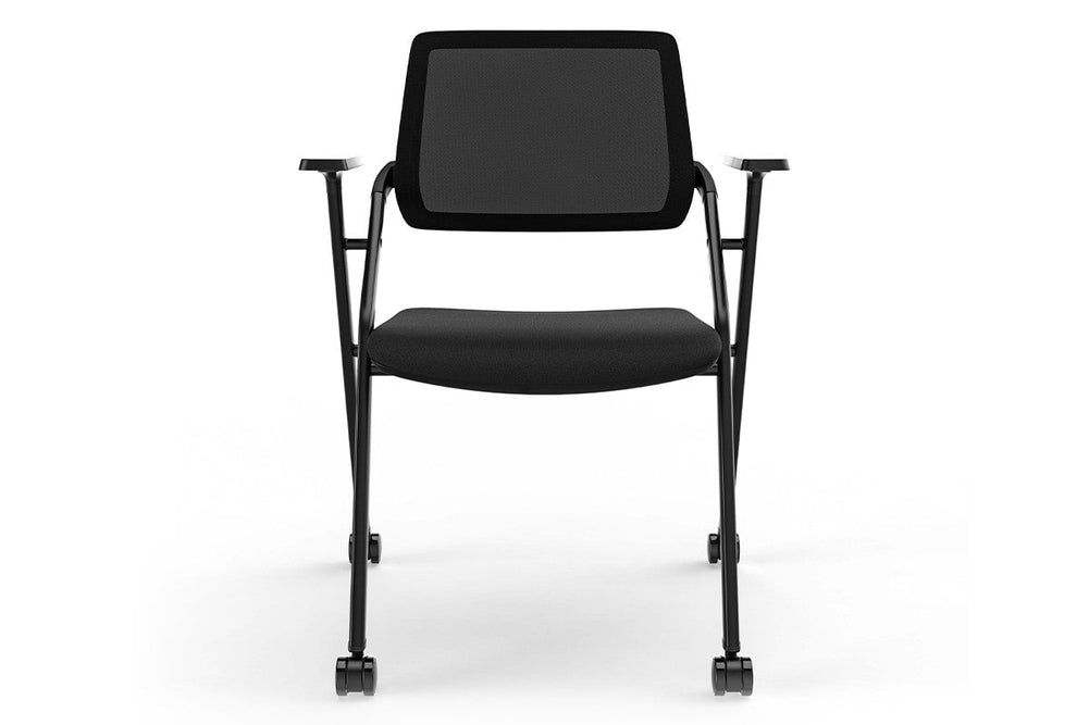 Sonic Aero Mesh Chair-black tablet arm  