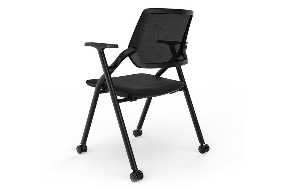 Sonic Aero Mesh Chair-black tablet arm  