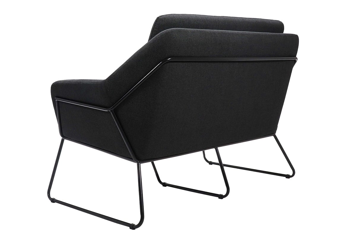 Sonic Cali Two Seater Lounge-charcoal  