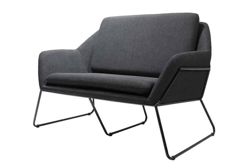 Sonic Cali Two Seater Lounge-charcoal  