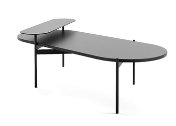 Sonic Mido Coffee Table - Oval Sonic black 