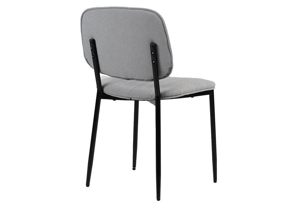 Stork 4 Leg Visitor Chair-light grey fabric  