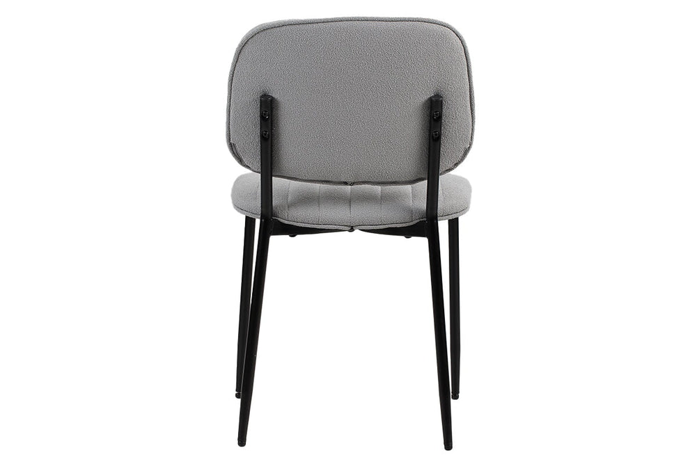 Stork 4 Leg Visitor Chair-light grey fabric  