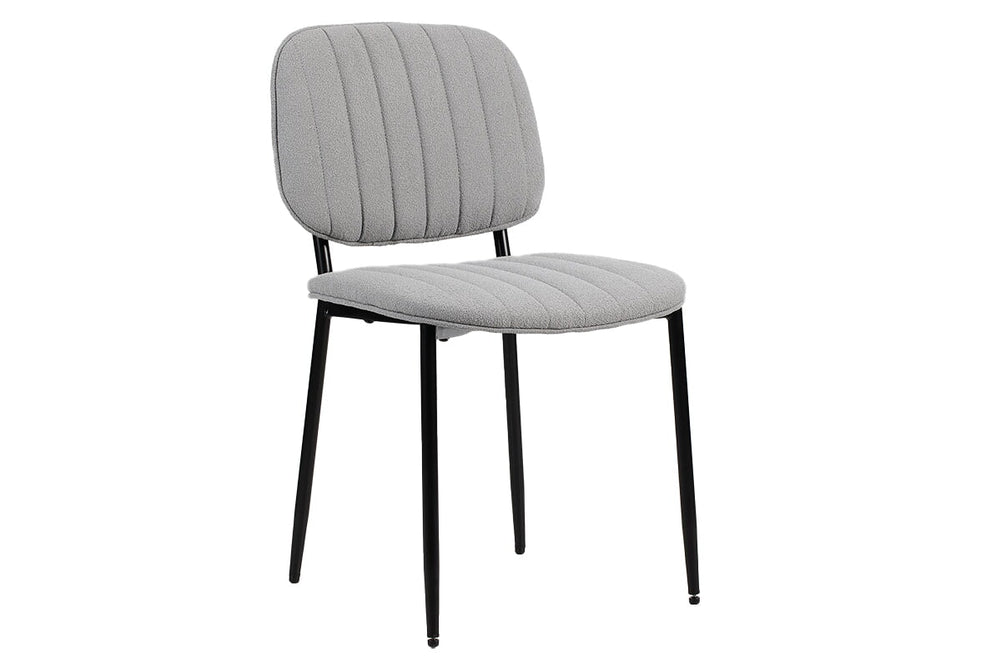 Stork 4 Leg Visitor Chair-light grey fabric  