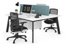 Switch - 2 Person Workstation Black Frame [1200L x 800W with Cable Scallop] - Thumbnail 52 