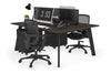 Switch - 2 Person Workstation Black Frame [1400L x 700W] - Thumbnail 42 