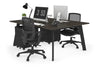 Switch - 2 Person Workstation Black Frame [1400L x 700W] - Thumbnail 38 