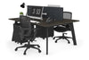 Switch - 2 Person Workstation Black Frame [1400L x 700W] - Thumbnail 43 