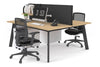 Switch - 2 Person Workstation Black Frame [1400L x 700W] - Thumbnail 25 