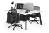 Switch - 2 Person Workstation Black Frame [1400L x 700W] - Thumbnail 50 
