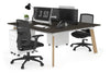 Switch - 2 Person Workstation Wood Imprint Frame [1400L x 800W with Cable Scallop] - Thumbnail 33 