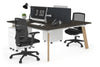 Switch - 2 Person Workstation Wood Imprint Frame [1400L x 800W with Cable Scallop] - Thumbnail 34 