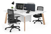 Switch - 2 Person Workstation Wood Imprint Frame [1400L x 800W with Cable Scallop] - Thumbnail 43 