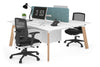 Switch - 2 Person Workstation Wood Imprint Frame [1400L x 800W with Cable Scallop] - Thumbnail 44 