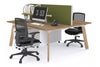 Switch - 2 Person Workstation Wood Imprint Frame [1400L x 800W with Cable Scallop] - Thumbnail 62 
