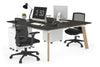 Switch - 2 Person Workstation Wood Imprint Frame [1400L x 800W with Cable Scallop] - Thumbnail 29 