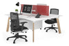 Switch - 2 Person Workstation Wood Imprint Frame [1800L x 800W with Cable Scallop] - Thumbnail 2 