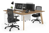 Switch - 2 Person Workstation Wood Imprint Frame [1800L x 800W with Cable Scallop] - Thumbnail 57 