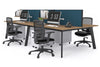 Switch - 4 Person Workstation Black Frame [1600L x 800W with Cable Scallop] - Thumbnail 27 