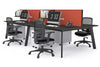 Switch - 4 Person Workstation Black Frame [1600L x 800W with Cable Scallop] - Thumbnail 36 