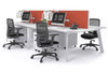 Switch - 4 Person Workstation White Frame [1200L x 800W with Cable Scallop] - Thumbnail 8 