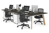 Switch - 4 Person Workstation Wood Imprint Frame [1400L x 700W] - Thumbnail 51 