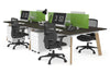 Switch - 4 Person Workstation Wood Imprint Frame [1400L x 700W] - Thumbnail 53 
