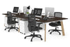 Switch - 4 Person Workstation Wood Imprint Frame [1400L x 700W] - Thumbnail 26 