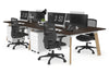 Switch - 4 Person Workstation Wood Imprint Frame [1600L x 700W] - Thumbnail 30 