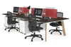 Switch - 4 Person Workstation Wood Imprint Frame [1600L x 700W] - Thumbnail 27 