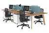 Switch - 4 Person Workstation Wood Imprint Frame [1600L x 700W] - Thumbnail 71 