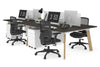 Switch - 4 Person Workstation Wood Imprint Frame [1600L x 700W] - Thumbnail 54 