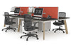 Switch - 4 Person Workstation Wood Imprint Frame [1800L x 800W with Cable Scallop] - Thumbnail 58 