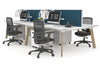 Switch - 4 Person Workstation Wood Imprint Frame [1800L x 800W with Cable Scallop] - Thumbnail 11 