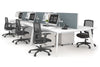 Switch - 6 Person Workstation White Frame [1600L x 700W] - Thumbnail 12 