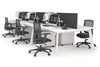 Switch - 6 Person Workstation White Frame [1600L x 700W] - Thumbnail 13 