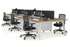 Switch - 6 Person Workstation White Frame [1600L x 700W] - Thumbnail 32 